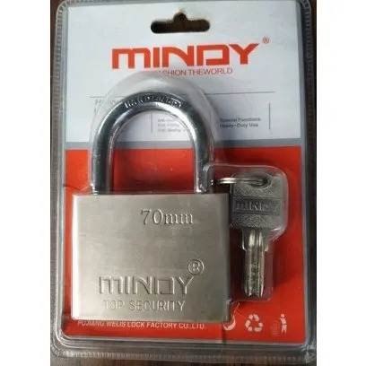 Mindy Heavy-Duty Brass Padlock 70mm